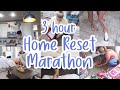 Home reset marathon  extreme clean with me marathon  3 hours of nonstop cleaning motivation
