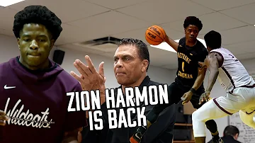 Zion Harmon is Back