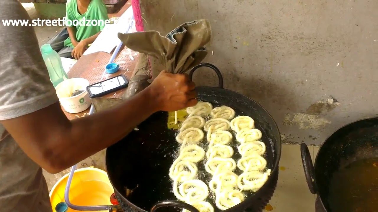 Jilebi Making | Popular Indian sweets | Healty Indian Food | Street Food Zone