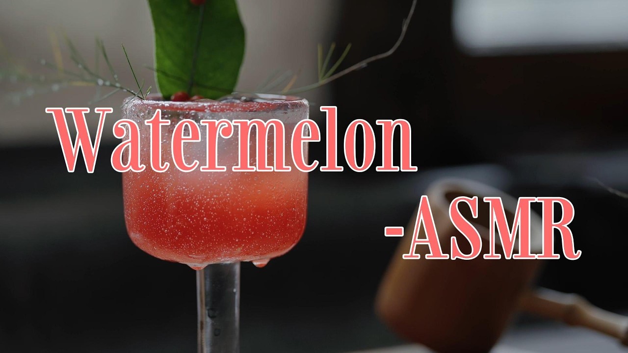 Watermelon to help you sleep | No sound | A soothing, tingling sensation | Fall asleep quickly🍉✨✨