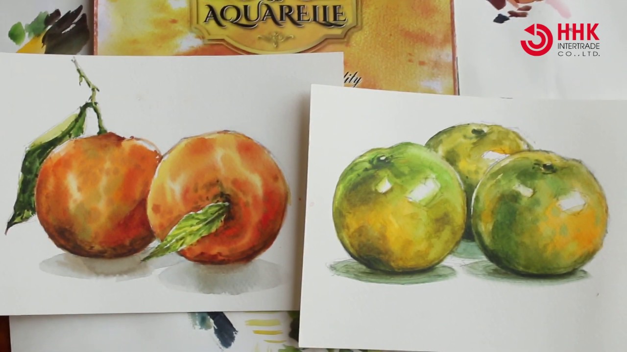 HHK Intertrade - เทคนิคสีน้ำสอนวาดส้ม