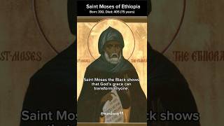 Saint Moses the Black shows that God’s grace can transform anyone. #saintmoses