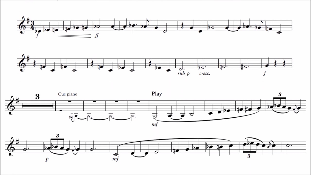 French Horn PlayAlong Aram Khachaturian Variation Of Aegina And