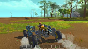Scrap mechanic: proper suspension system