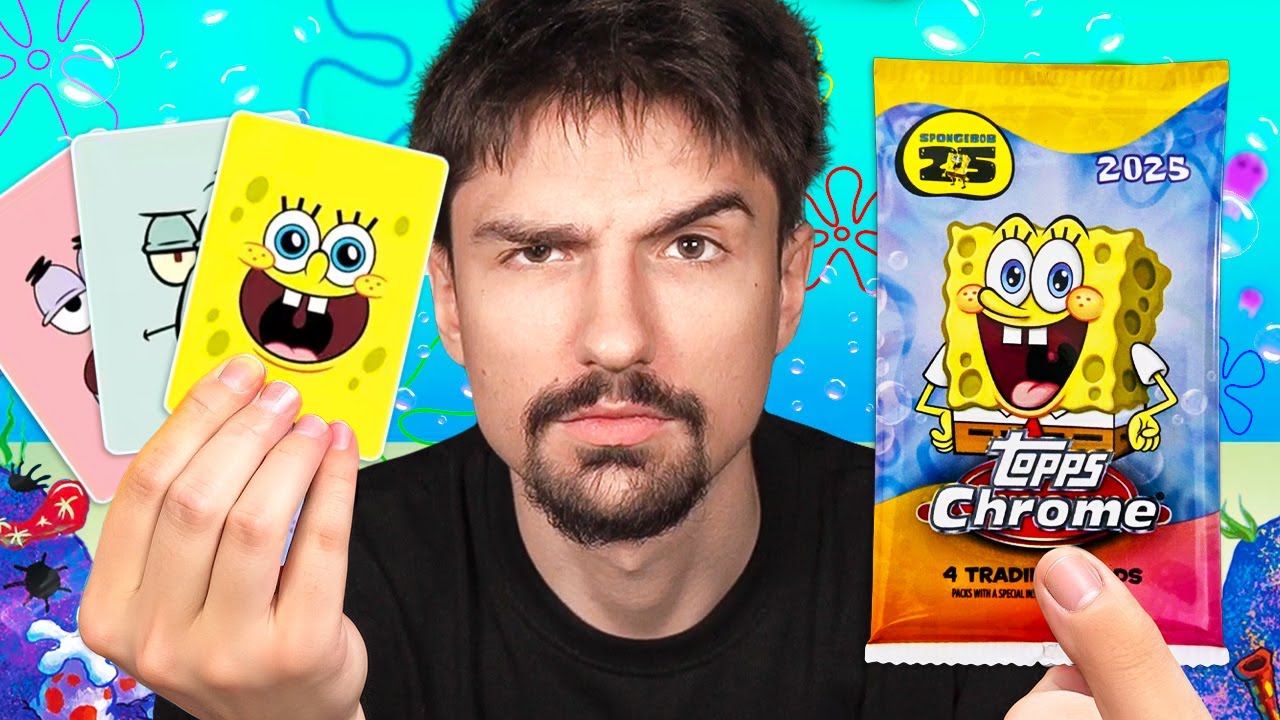 REMSUA OTWIERA PACZKI Z KARTAMI SPONGEBOB!