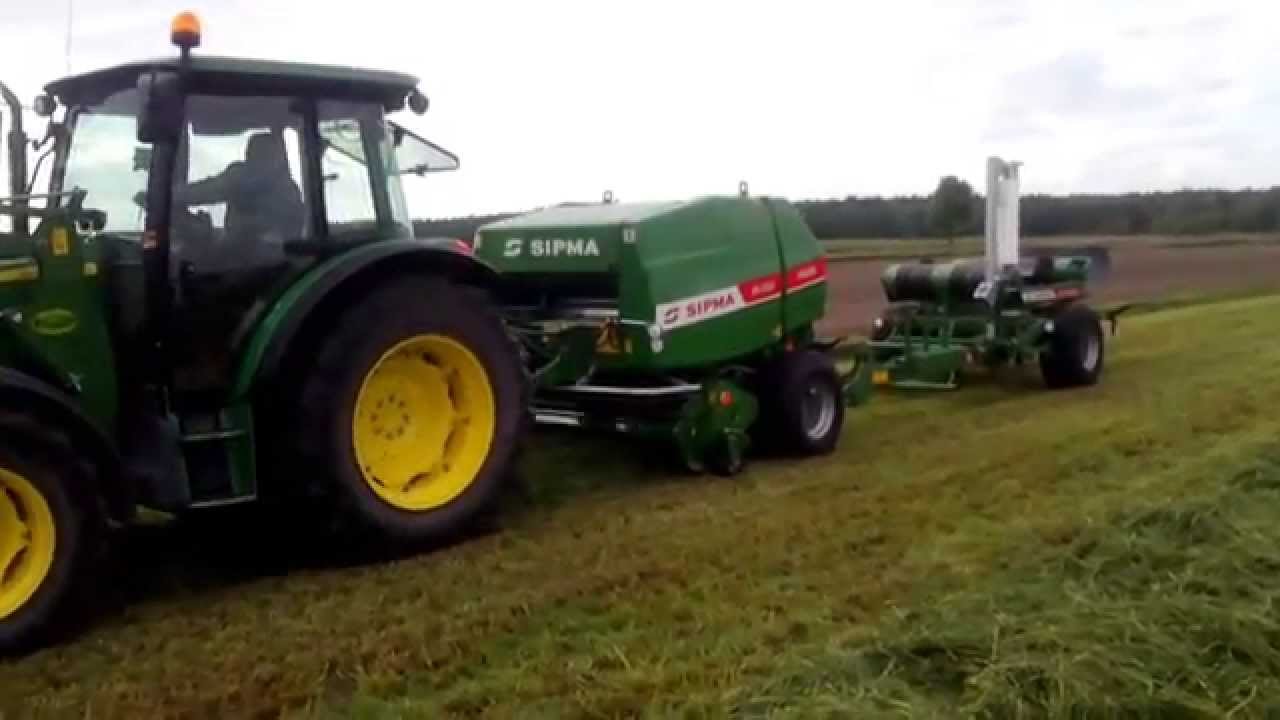 John Deere 5080M, Sipma prasa Faster, owijarka Maja