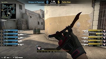 CS:GO POV Demo FaZe NiKo (22/8) vs NiP (de_dust2)