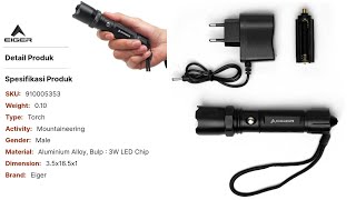 Senter Eiger Osbert Flashlight Senter Tactical Review 910005353