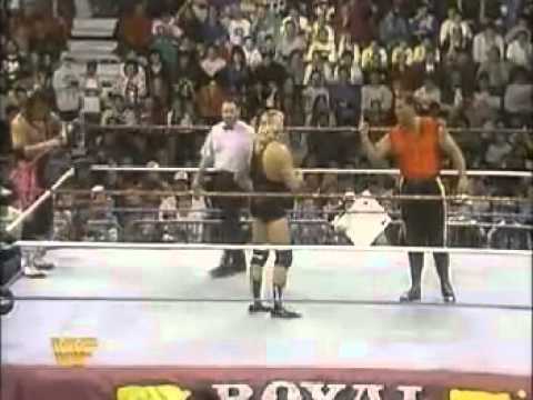 The Quebecers vs Bret and Owen Hart - WWF Tag Team Titles Part 1