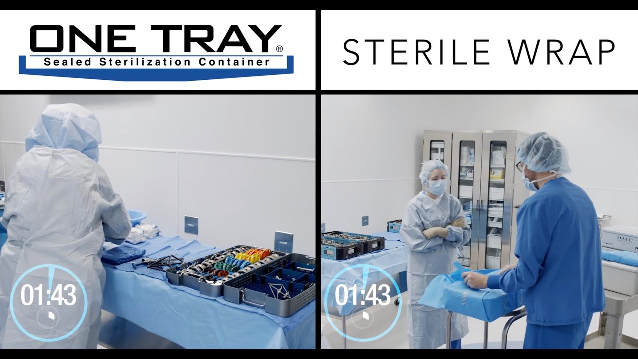A LIVE in OR And SPD Timelapse On SPEED ONE TRAY Vs Sterile Wrap A LIVE in OR And SPD Timelapse On SPEED ONE TRAY Vs Sterile Wrap