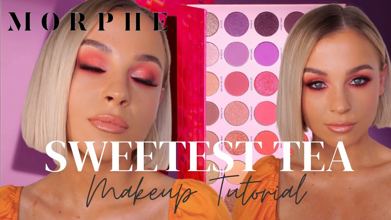 Morphe Sweetest Tea Tutorial / NEW FAV MORPHE PALETTE! Even better than Jaclyn Hill Volume 2?