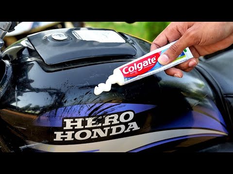 टूथपेस्ट से मिटाओ गाडी/बाइक के निशान (स्क्रैचेस) ! Remove Bike & Car Scratches Using Colgate?