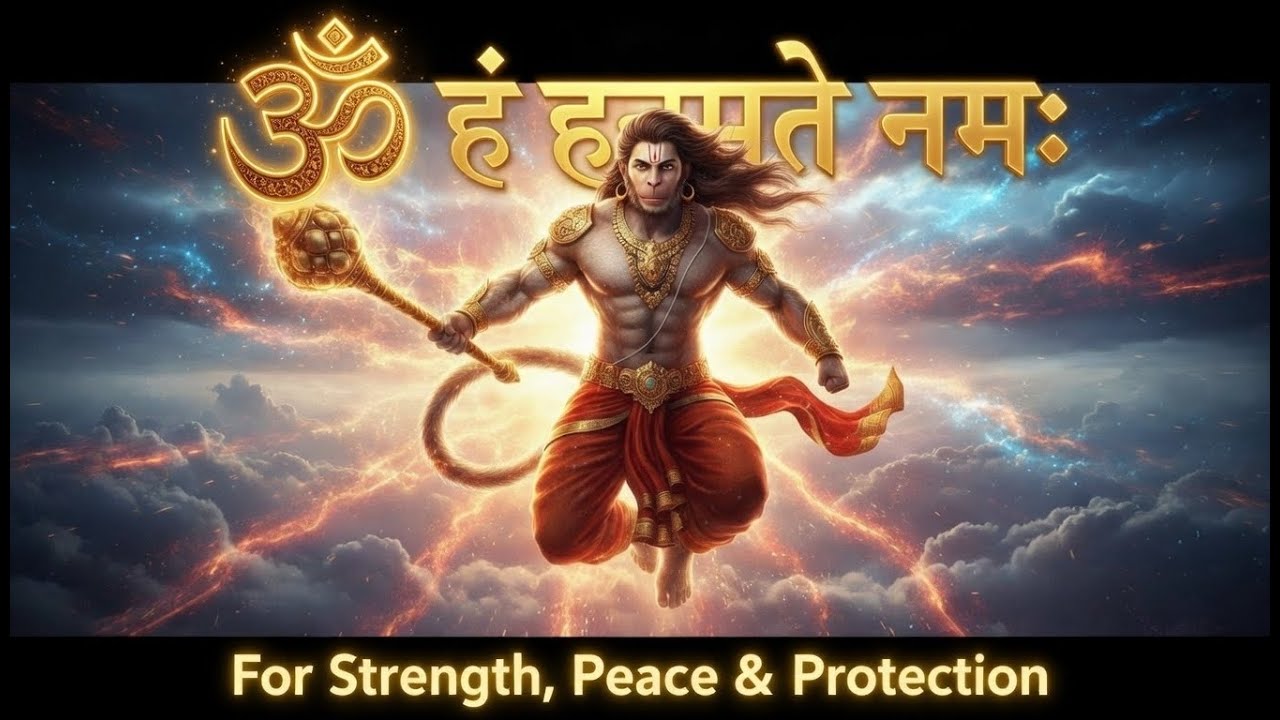 संकट दूर करने वाला हनुमान द्वादश नाम स्तोत्र | Feel Strength & Peace #bhakti #live