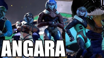 MASS EFFECT ANDROMEDA - Meeting The Angara / Landing on Aya