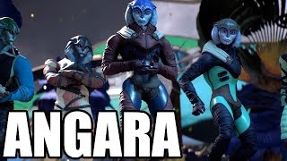 MASS EFFECT ANDROMEDA - Meeting The Angara / Landing on Aya
