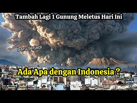 Gunung Api Meletus Dahsyat di Sulawesi Utara Hari Ini