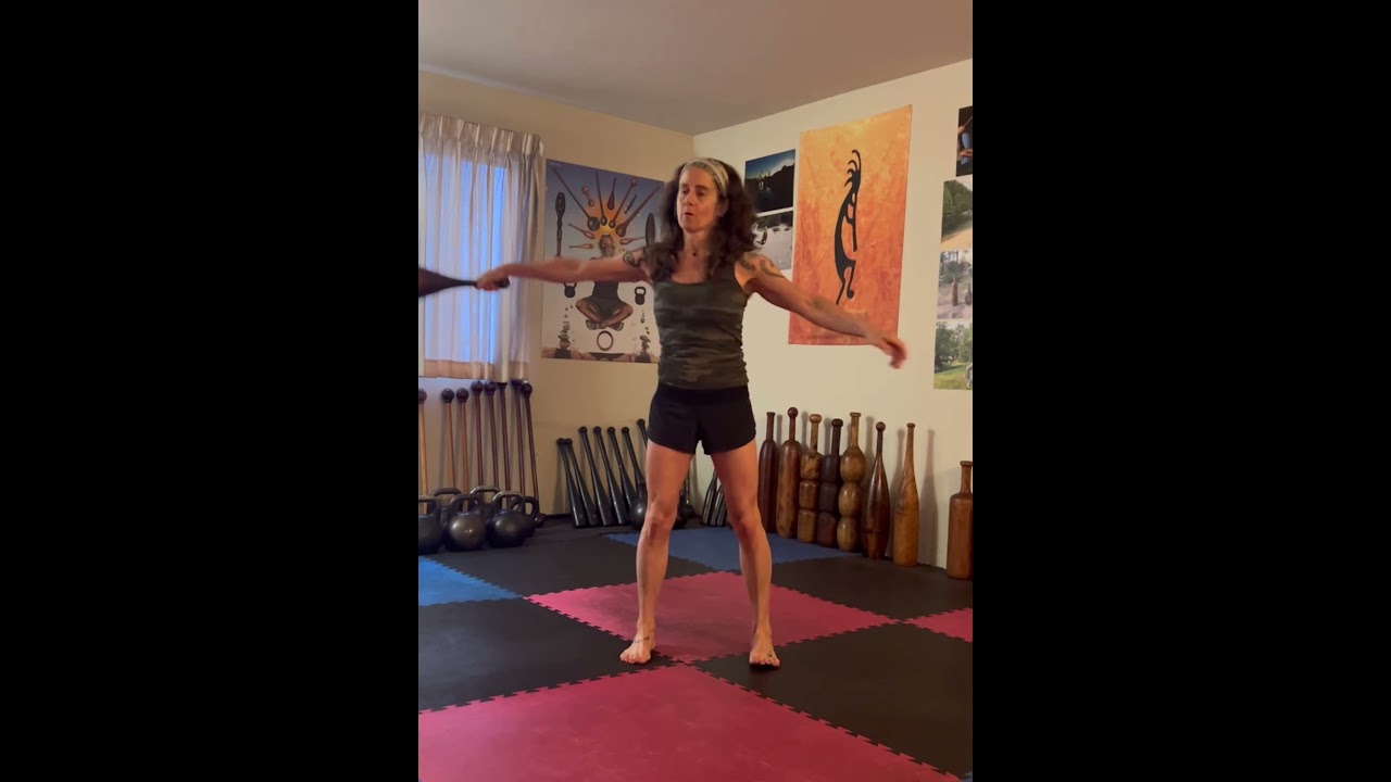 Indian Club 5 Count Swing with Variation