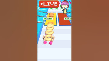 Bakery stack runner 🍑 level 11 noob vs Pro gameplay #shorts #games #gaming #gameplay