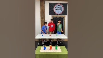 Can We Make All 6 In A Row? #carsonhockey #trickshot #trickshots