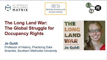 “The Long Land War,” Jo Guldi, Southern Methodist University