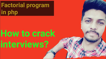 Factorial program in php