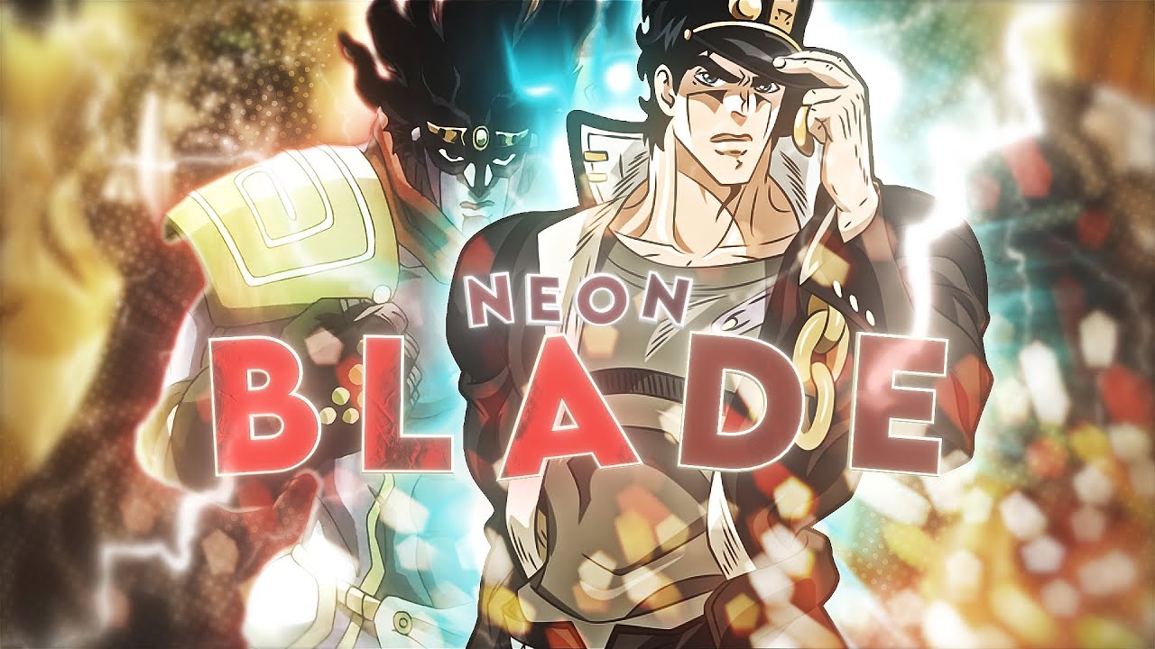 Jotaro VS Dio   Neon Blade EditAmv 4K