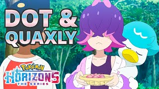dot and quaxly are perfect partners pokmon horizons the series