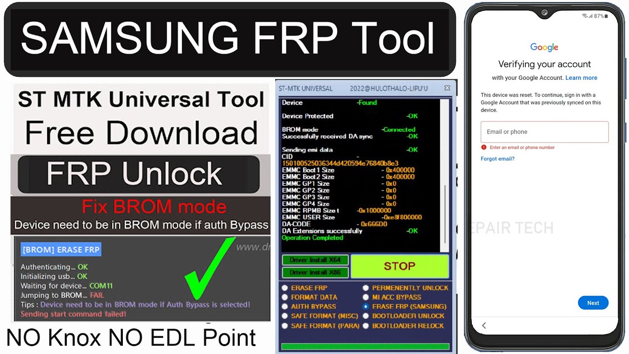 FRP Tool 2022. Brom Mode Samsung. A10s FRP Bypass unlocktool. Samsung Brom Mode a107f.