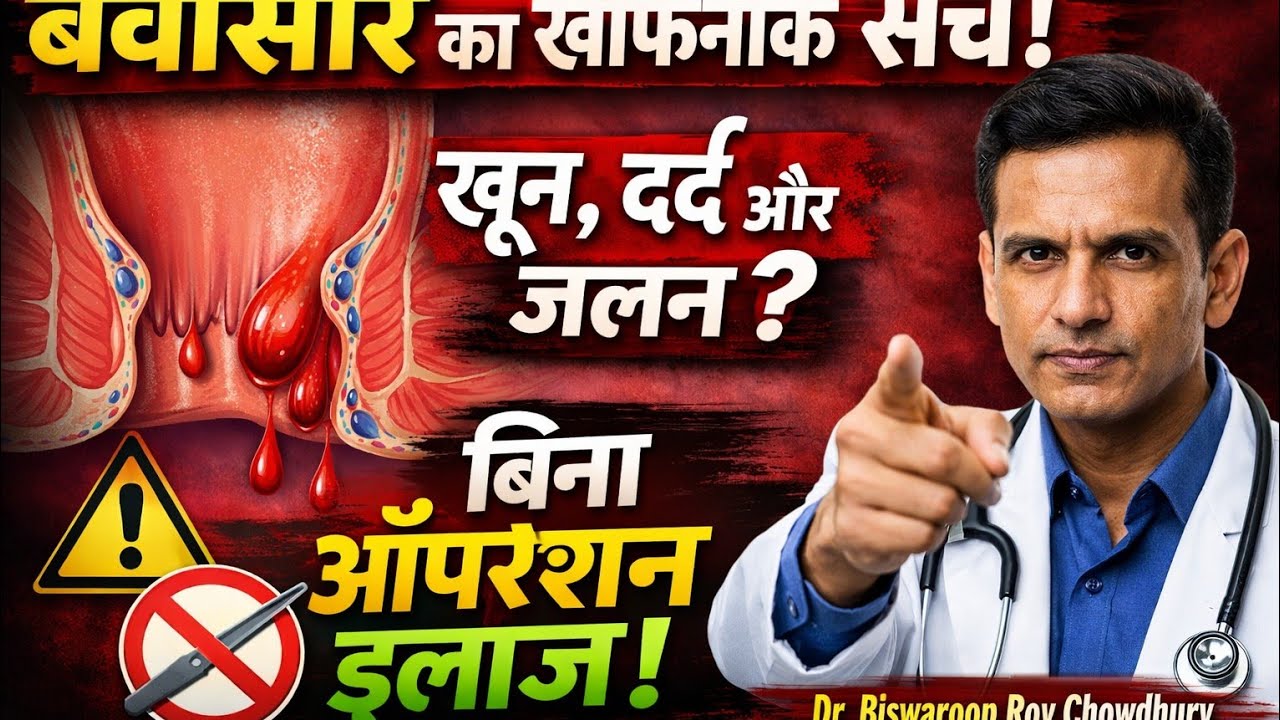 🔥 Piles Root Cause Exposed | Why Surgery Fails | Natural Cure by Dr. Biswaroop Roy Chowdhury
