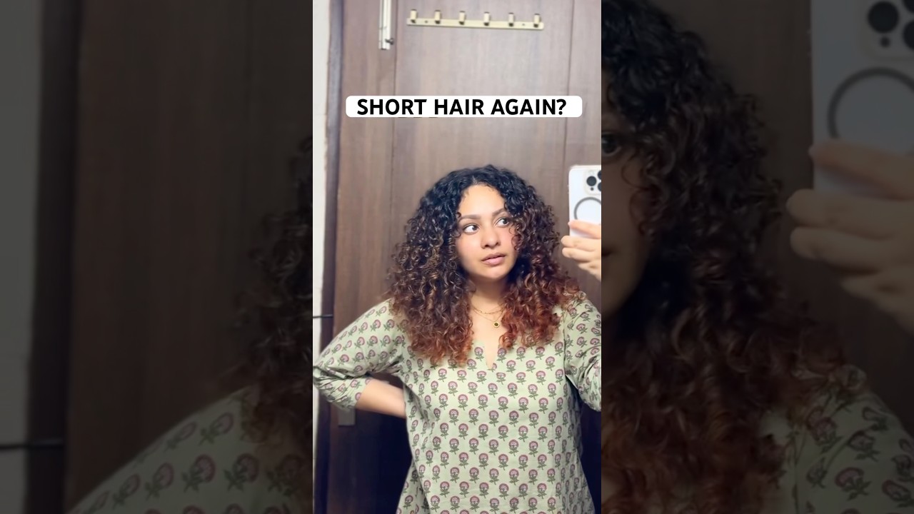 CHOPPED OFF MY HAIR ONCE AGAIN! 🤯 [Curly Haircut] 