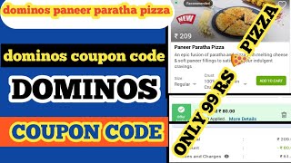 Dominos Paneer Paratha Pizza || Dominos Coupon Code🤩Coupons Dominos Pizza😋Dominos Apply Coupon Code screenshot 4