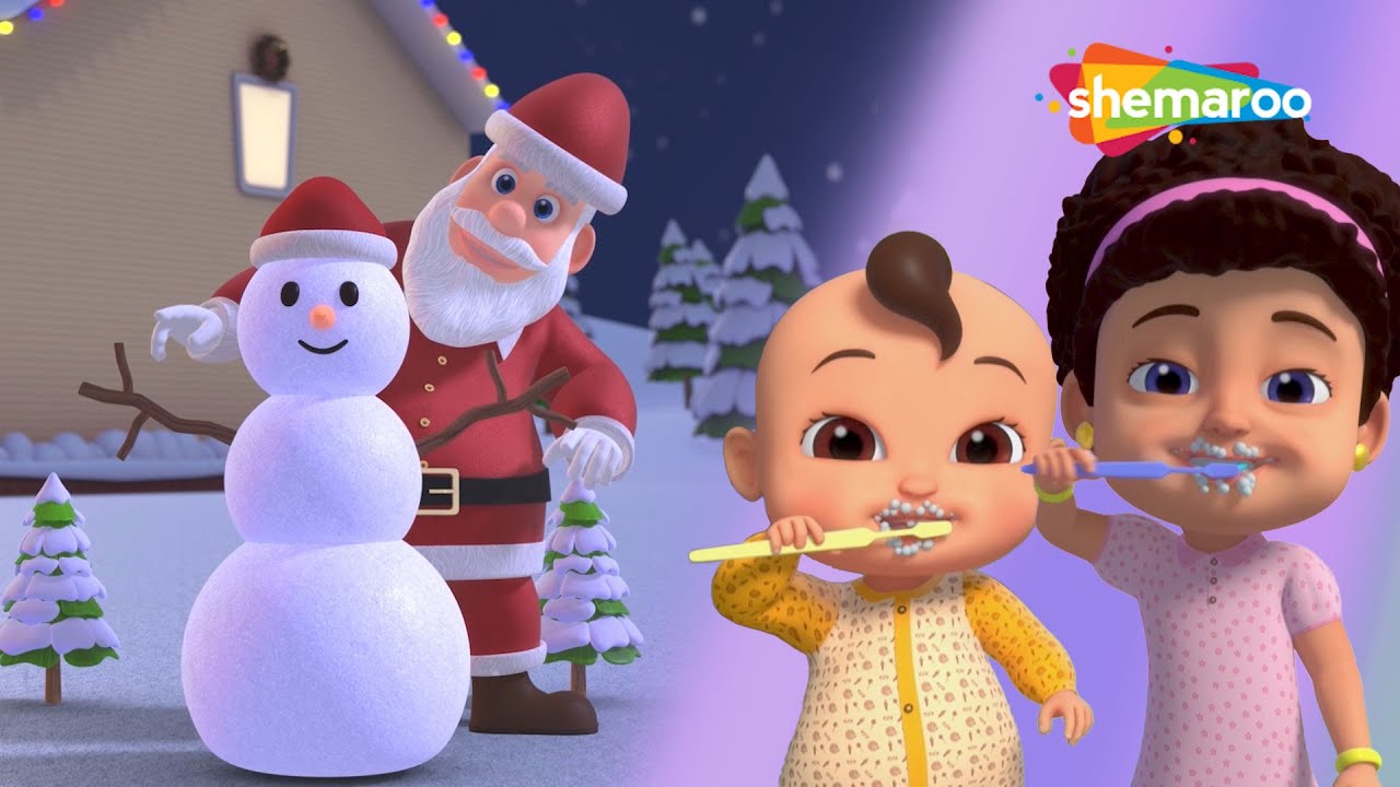 Bath Song + Brush Brush Your Teeth Rhymes | 3D Nursery Rhymes & Kids ...