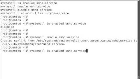 Enable or Disable services to start at boot with Systemctl on RHEL or CentOS