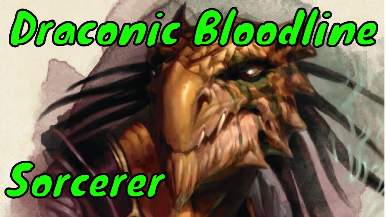 D&D (5e): Sorcerer Origin, Draconic Bloodline - YouTube