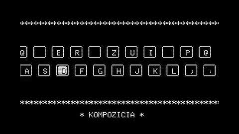 STATNY MATO PLAY MUSIC COMPOSITION ENTERTAINMENT ULITITY ITSCOMPUTER PMD 85 CONSUL 2717 SERIES CLONE