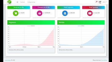 Sistema de compras y ventas desarrollado en LARAVEL, BOOTSTRAP 4.4  y VUEJS (2020)