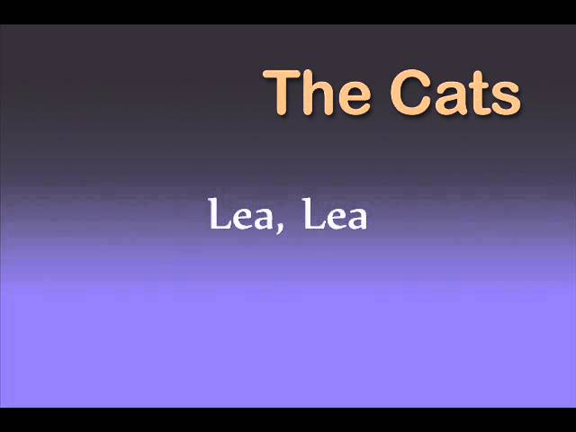 the cat lea (lyrics) class=