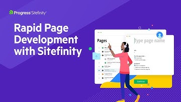 Create New Pages from Scratch with Sitefinity