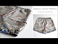 How to make the Seamless Pocket Pattern (Slant): PJ Bottoms Part 1