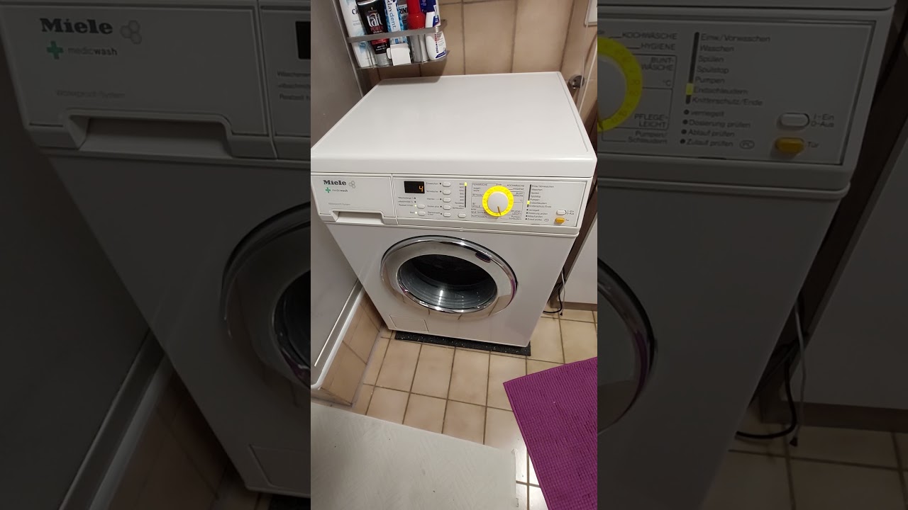 Miele Waschmaschine Metallisches Geräusch Beim Schleudern Vermutlich defekte Waschmaschine Miele W 2585 WPS beim Schleudern