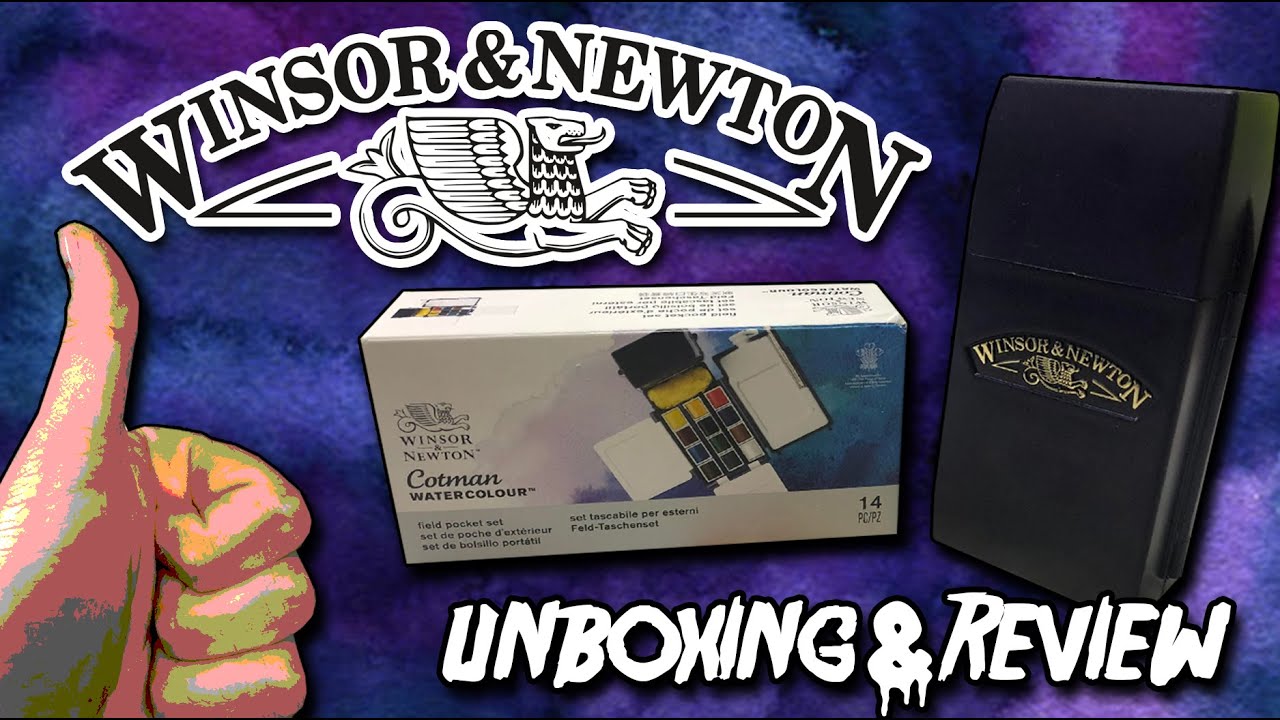 Unbox & Swatch - Winsor & Newton Field Box Watercolor Set 