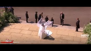 THE ARRIVAL: Meghan Markle Enters St. George's Chapel  Royal Wedding (FNN)