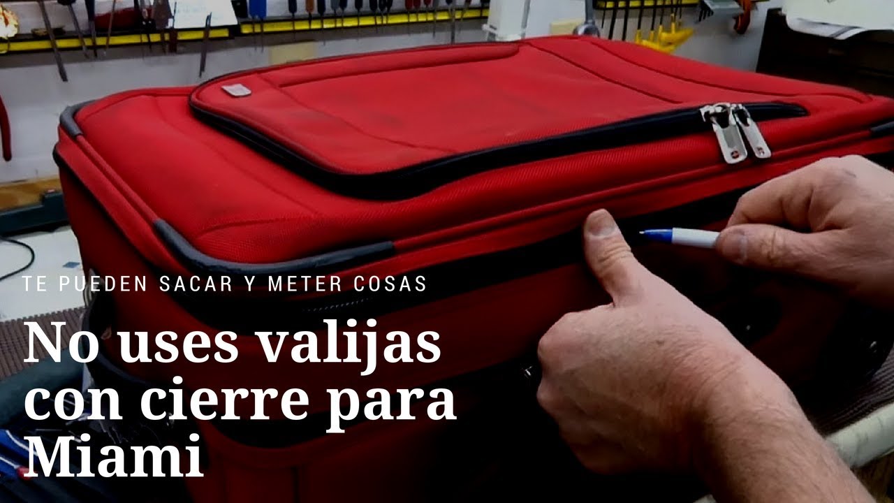 No uses valijas con cierre (o lo vas a lamentar) - YouTube