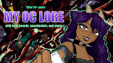 Explaining My OC Lore (with speedpaints + beatboards)