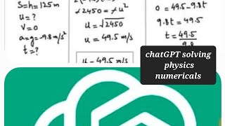 chatGPT solving physics numerical problems||physics and chatGpt||numerical calculator ||AI chatbot