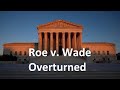 US Supreme Court Overturns Roe v. Wade