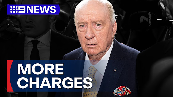 Alan Jones faces court as eight more charges laid | 9 News Australia