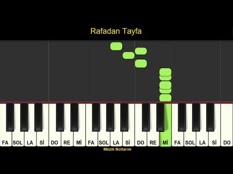 Rafadan Tayfa Melodika Org Notaları