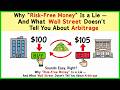 Why "Risk-Free Money" Is a Lie — And What Wall Street Doesn't Tell You About Arbitrage