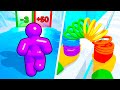 Tall Man Run VS Toy Spring - SpeedRun Gameplay Walkthrough (Android,iOS) NEW UPDATE Ep 524